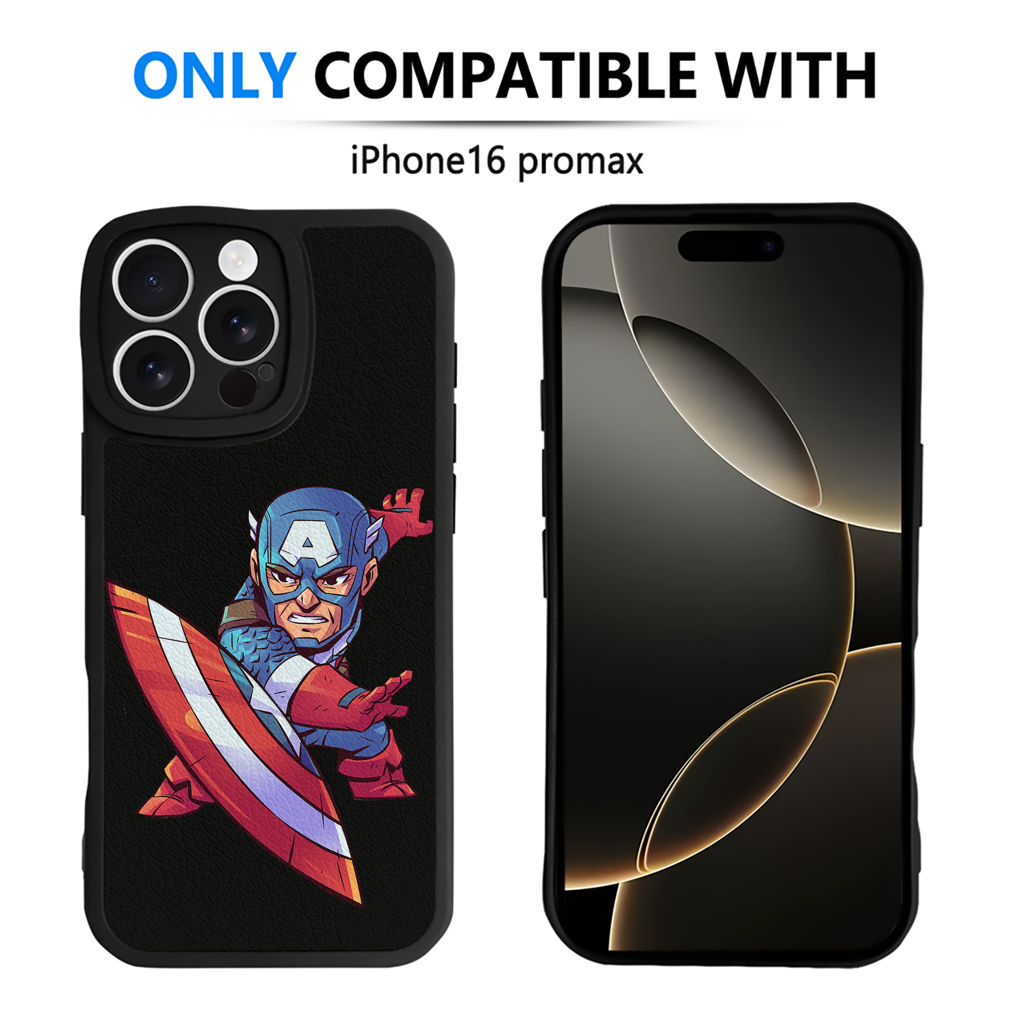（画像用） アベンジャーズ The Avengers 【iPhone 16シリーズ対応】シリコンスマホケース（レザー調） 材質：シリコン